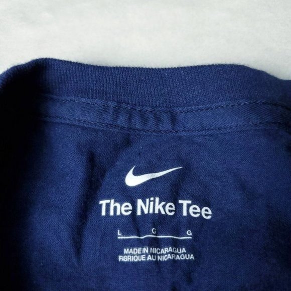 Nike NYC Coach John Thompson Shirt Mens Size L Large Blue Activewear - Picture 4 of 7